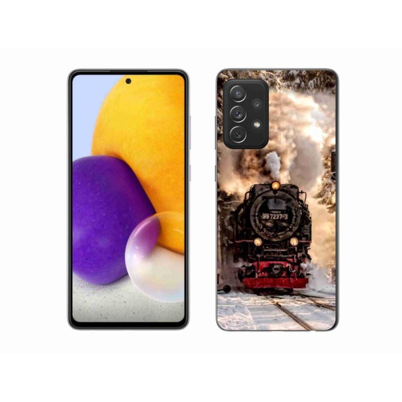 Gelový kryt mmCase na mobil Samsung Galaxy A72/A72 5G - vlak