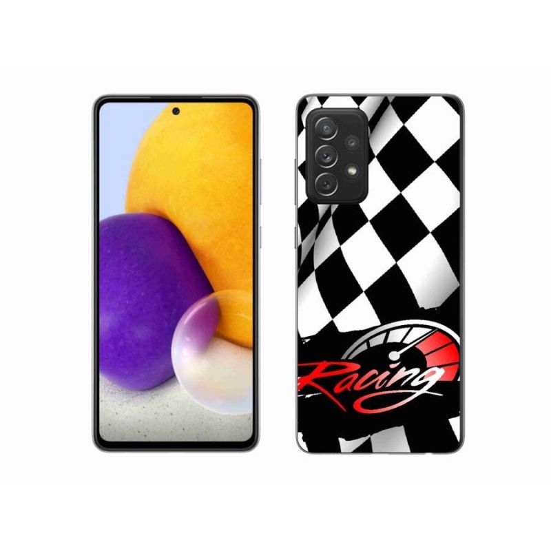 Gelový kryt mmCase na mobil Samsung Galaxy A72/A72 5G - závodění