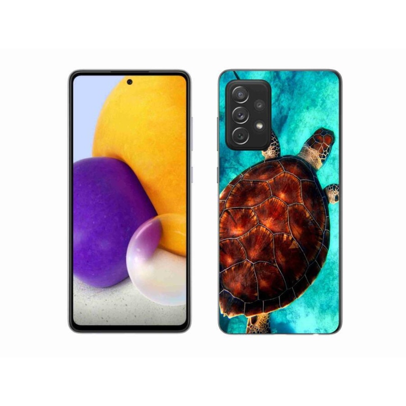 Gelový kryt mmCase na mobil Samsung Galaxy A72/A72 5G - želva
