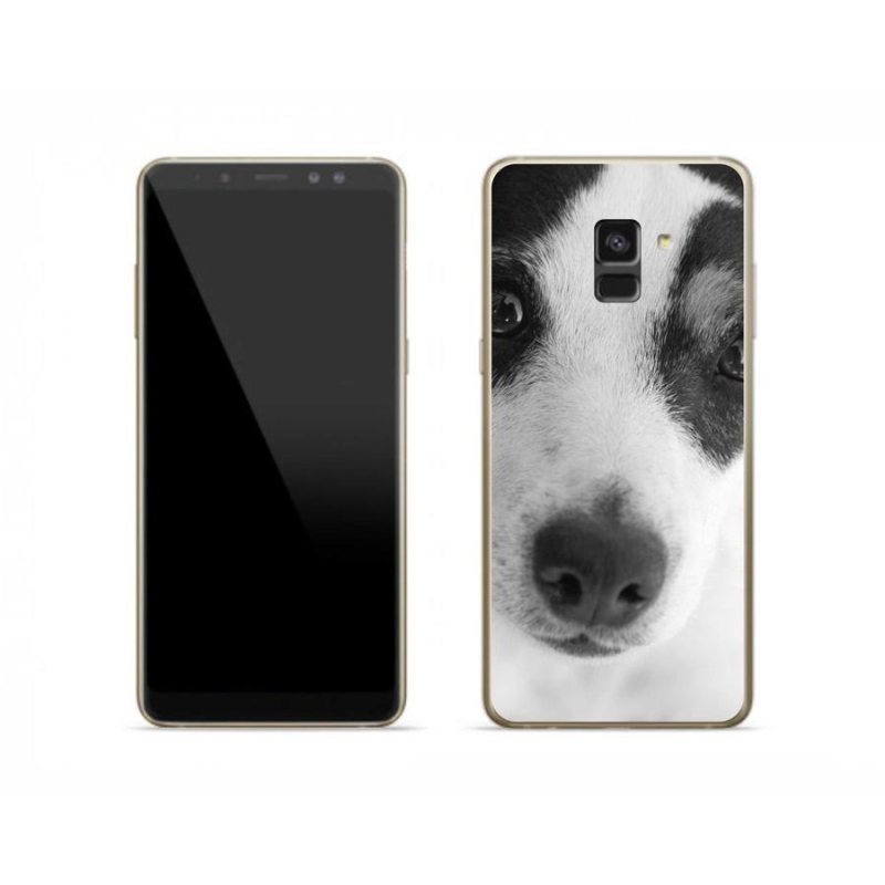 Gelový kryt mmCase na mobil Samsung Galaxy A8 (2018) - pes