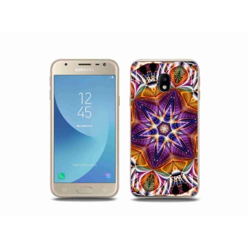 Gelový kryt mmCase na mobil Samsung Galaxy J3 (2017) - abstrakt 6