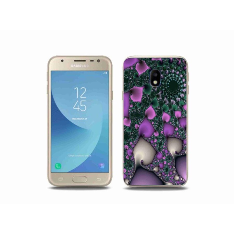 Gelový kryt mmCase na mobil Samsung Galaxy J3 (2017) - abstrakt 7