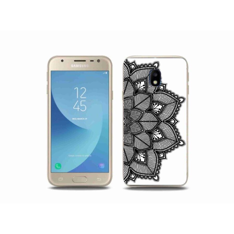 Gelový kryt mmCase na mobil Samsung Galaxy J3 (2017) - mandala