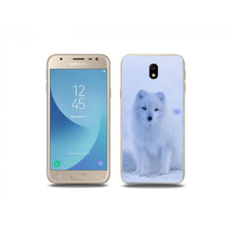 Gelový kryt mmCase na mobil Samsung Galaxy J3 (2017) - polární liška