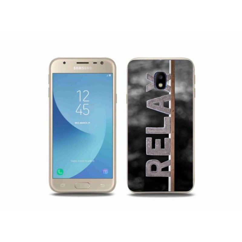 Gelový kryt mmCase na mobil Samsung Galaxy J3 (2017) - relax 1
