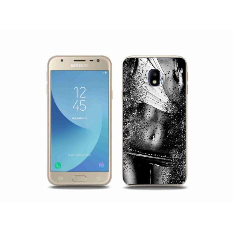 Gelový kryt mmCase na mobil Samsung Galaxy J3 (2017) - sexy žena 1