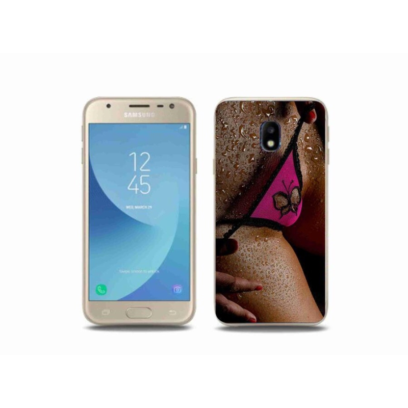 Gelový kryt mmCase na mobil Samsung Galaxy J3 (2017) - sexy žena