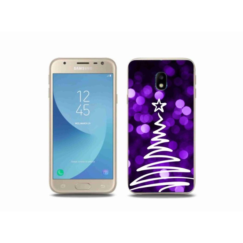 Gelový kryt mmCase na mobil Samsung Galaxy J3 (2017) - stromek