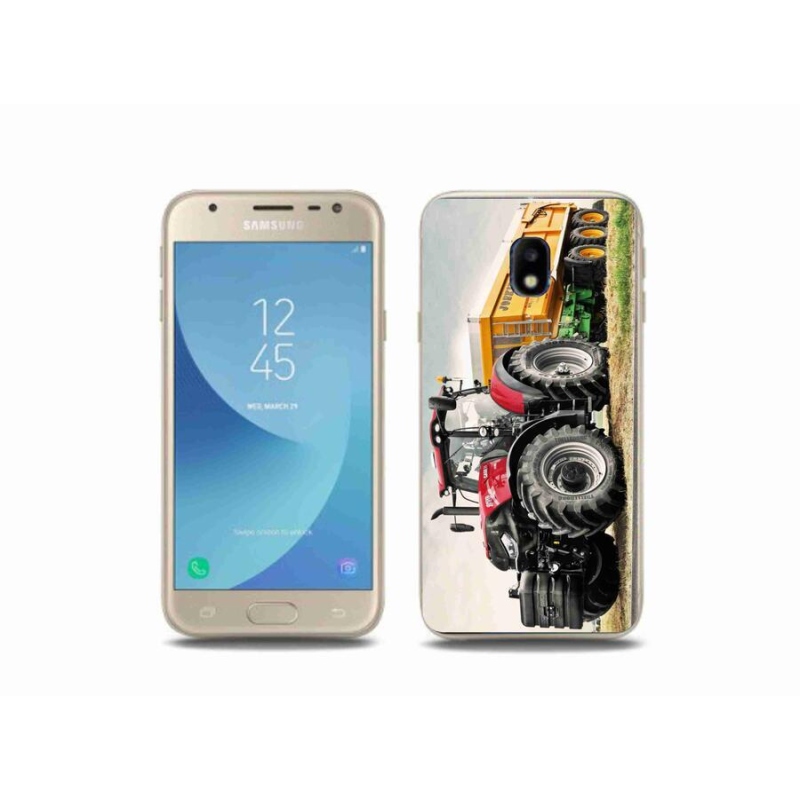 Gelový kryt mmCase na mobil Samsung Galaxy J3 (2017) - traktor 3
