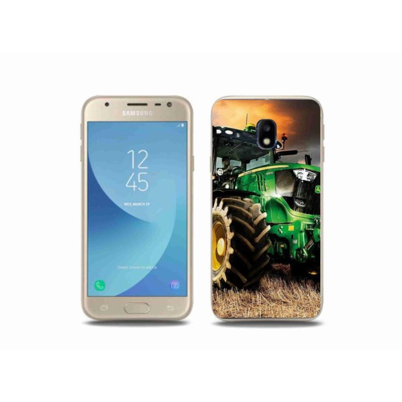 Gelový kryt mmCase na mobil Samsung Galaxy J3 (2017) - traktor