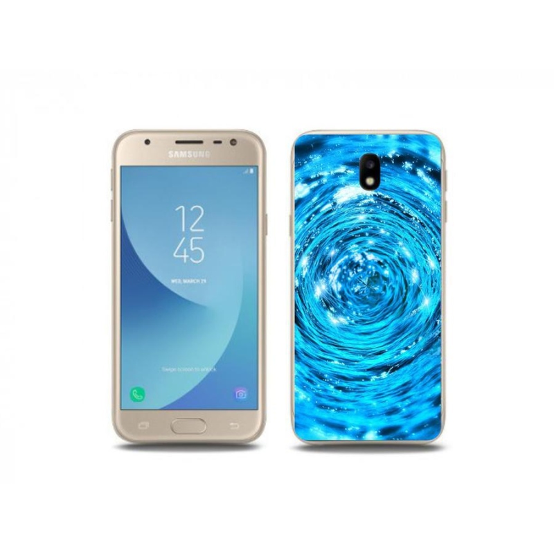 Gelový kryt mmCase na mobil Samsung Galaxy J3 (2017) - vodní vír