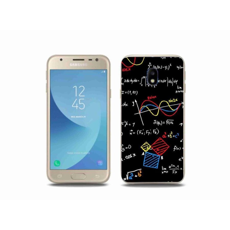 Gelový kryt mmCase na mobil Samsung Galaxy J3 (2017) - vzorečky