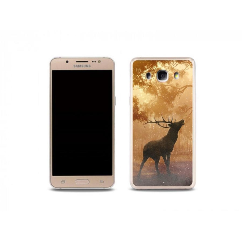 Gelový kryt mmCase na mobil Samsung Galaxy J5 (2016) - jelen v říji