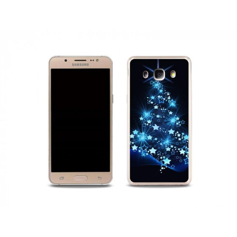 Gelový kryt mmCase na mobil Samsung Galaxy J5 (2016) - vánoční stromek