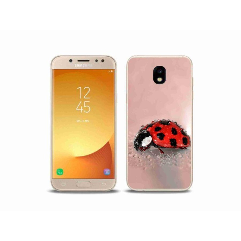 Gelový kryt mmCase na mobil Samsung Galaxy J5 (2017) - beruška