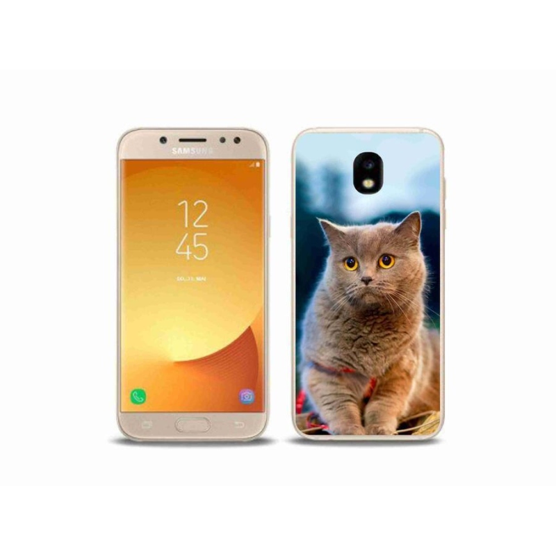 Gelový kryt mmCase na mobil Samsung Galaxy J5 (2017) - britská modrá 2