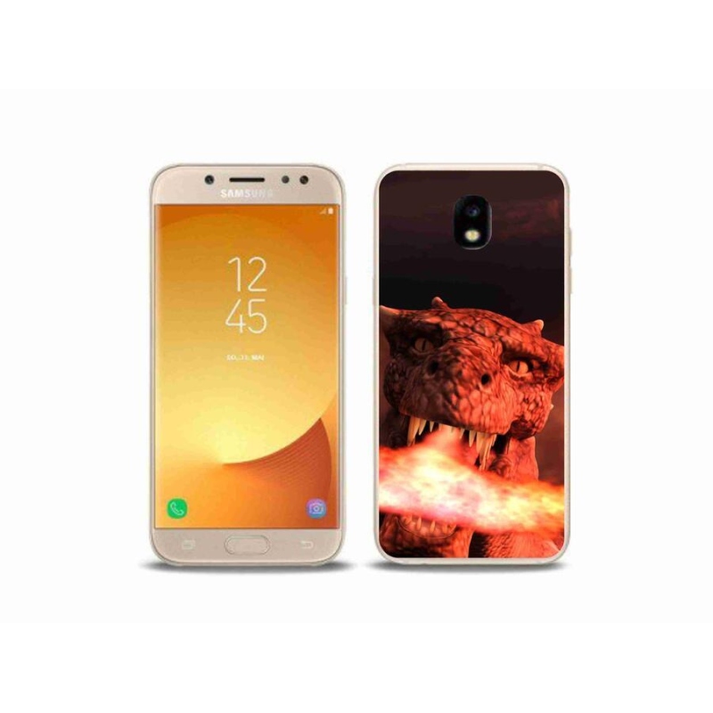 Gelový kryt mmCase na mobil Samsung Galaxy J5 (2017) - drak