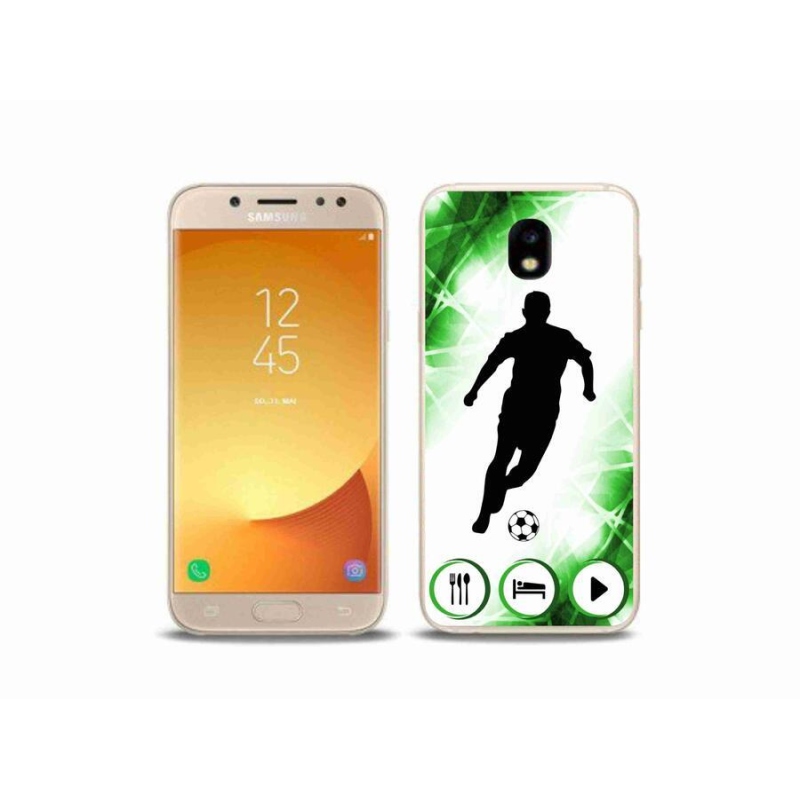 Gelový kryt mmCase na mobil Samsung Galaxy J5 (2017) - fotbalista