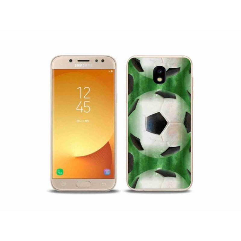 Gelový kryt mmCase na mobil Samsung Galaxy J5 (2017) - fotbalový míč