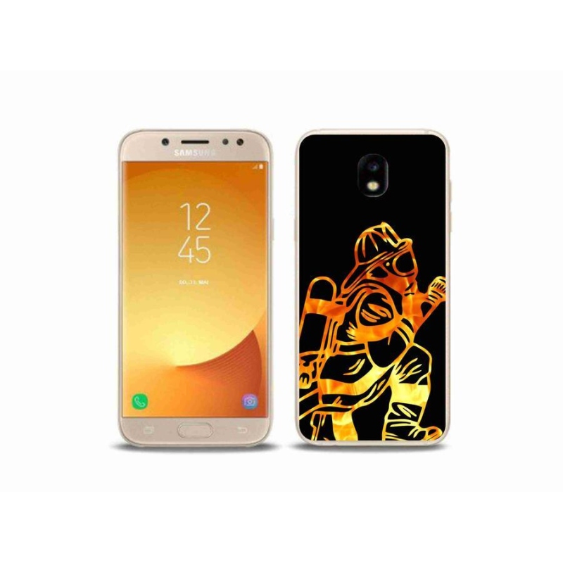 Gelový kryt mmCase na mobil Samsung Galaxy J5 (2017) - hasič 1