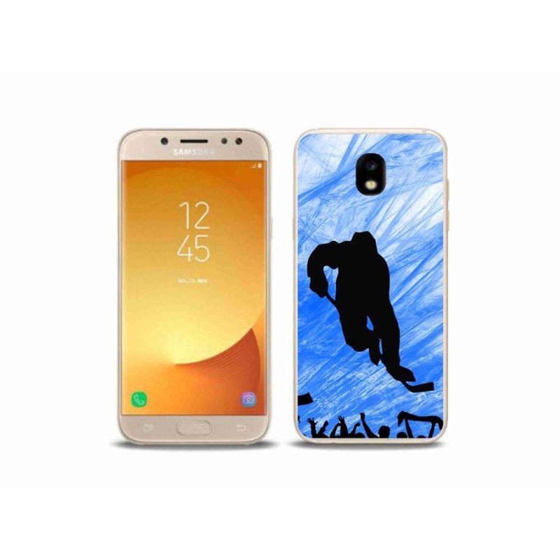 Gelový kryt mmCase na mobil Samsung Galaxy J5 (2017) - hokejový hráč