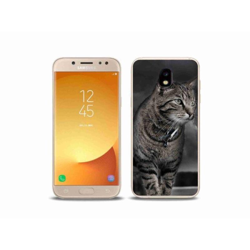 Gelový kryt mmCase na mobil Samsung Galaxy J5 (2017) - kočka