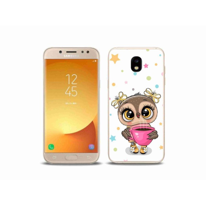Gelový kryt mmCase na mobil Samsung Galaxy J5 (2017) - kreslená sovička