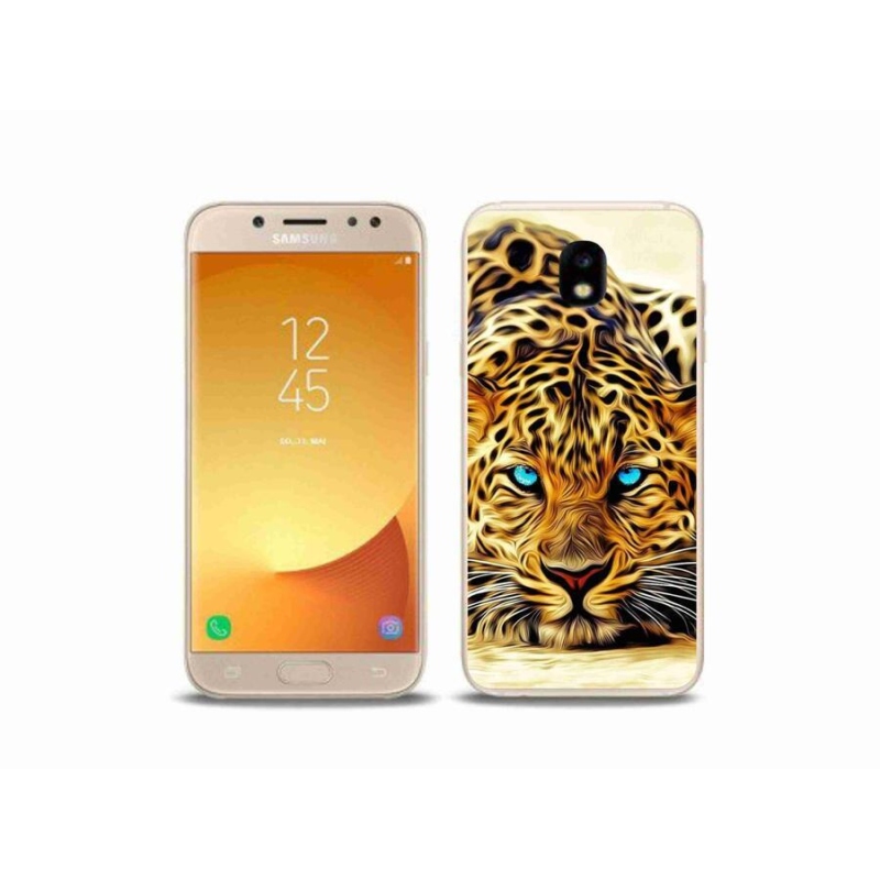 Gelový kryt mmCase na mobil Samsung Galaxy J5 (2017) - kreslený tygr