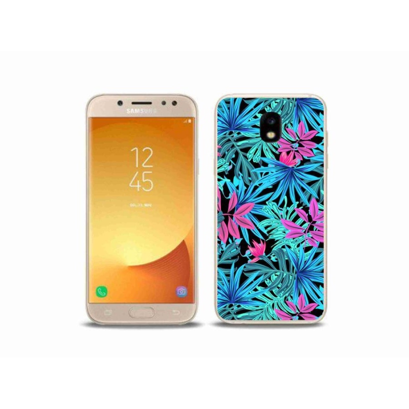 Gelový kryt mmCase na mobil Samsung Galaxy J5 (2017) - květiny 3