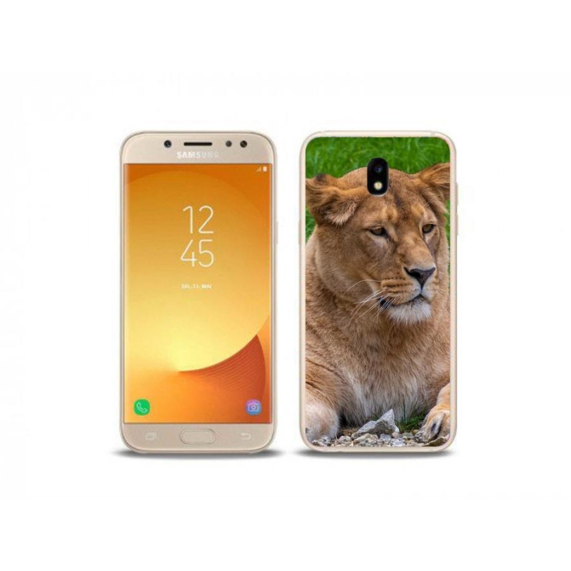 Gelový kryt mmCase na mobil Samsung Galaxy J5 (2017) - lvice