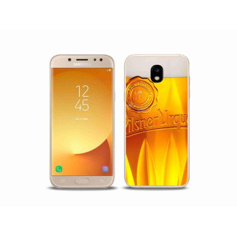 Gelový kryt mmCase na mobil Samsung Galaxy J5 (2017) - pivo
