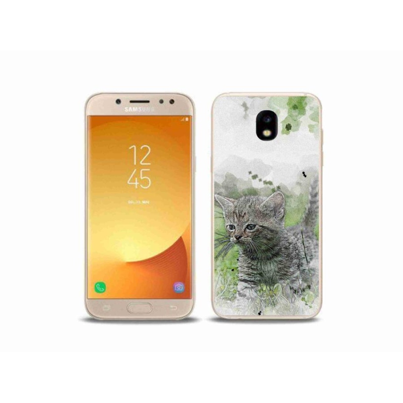 Gelový kryt mmCase na mobil Samsung Galaxy J5 (2017) - roztomilé kotě 1