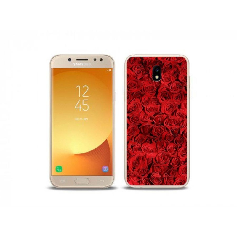 Gelový kryt mmCase na mobil Samsung Galaxy J5 (2017) - růže