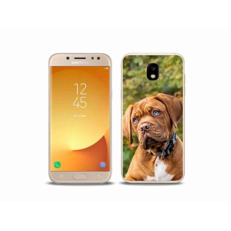 Gelový kryt mmCase na mobil Samsung Galaxy J5 (2017) - štěně
