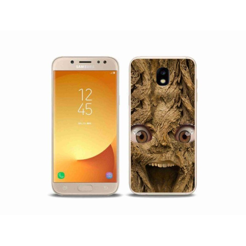 Gelový kryt mmCase na mobil Samsung Galaxy J5 (2017) - veselý strom s očima