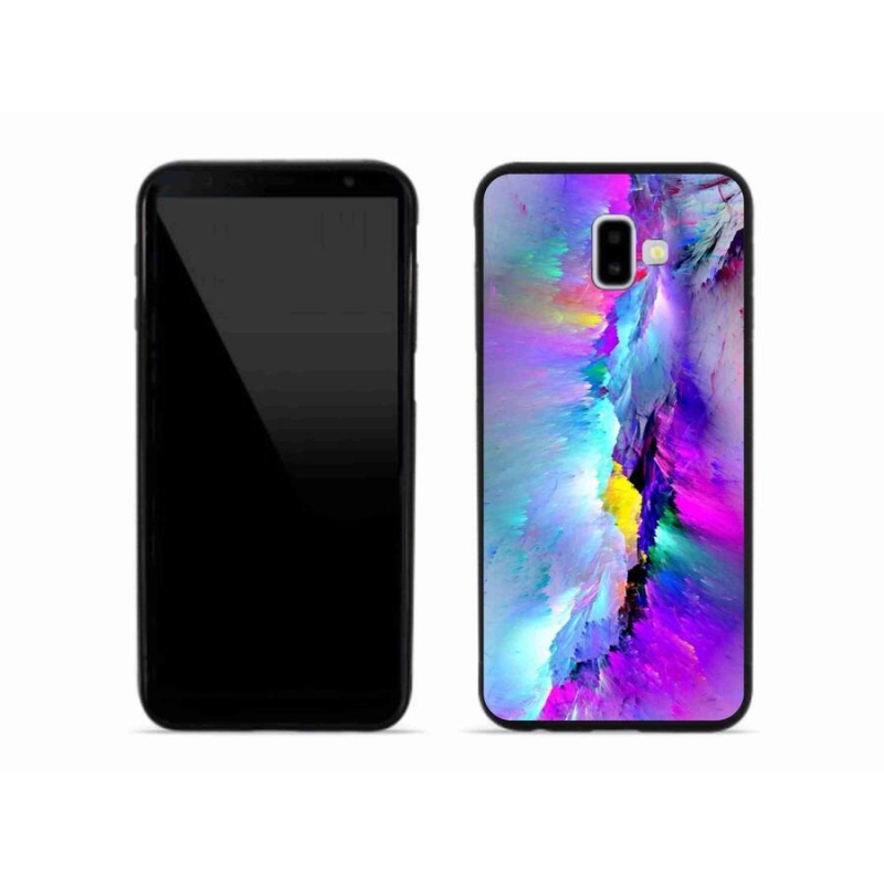 Gelový kryt mmCase na mobil Samsung Galaxy J6 Plus - abstrakt