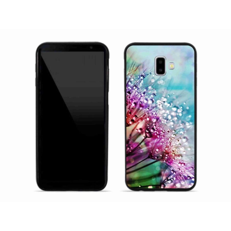 Gelový kryt mmCase na mobil Samsung Galaxy J6 Plus - barevné květy