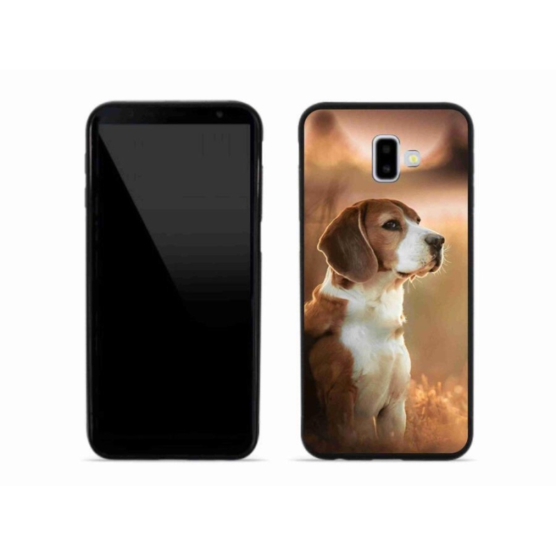 Gelový kryt mmCase na mobil Samsung Galaxy J6 Plus - bígl