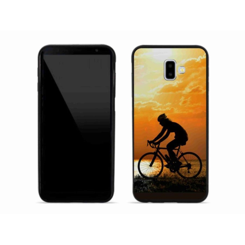 Gelový kryt mmCase na mobil Samsung Galaxy J6 Plus - cyklovýlet