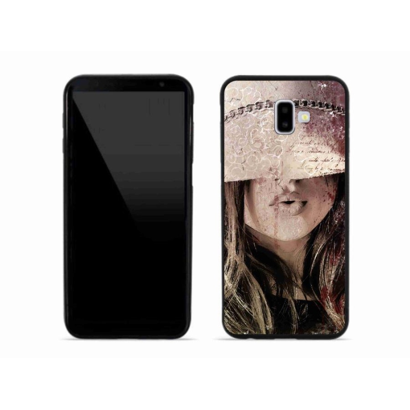 Gelový kryt mmCase na mobil Samsung Galaxy J6 Plus - dívka