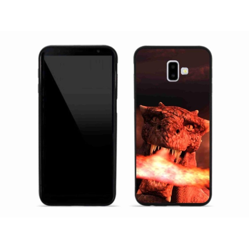 Gelový kryt mmCase na mobil Samsung Galaxy J6 Plus - drak