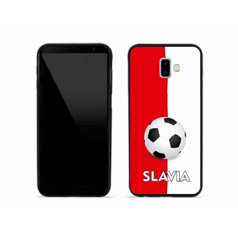 Gelový kryt mmCase na mobil Samsung Galaxy J6 Plus - fotbal 2