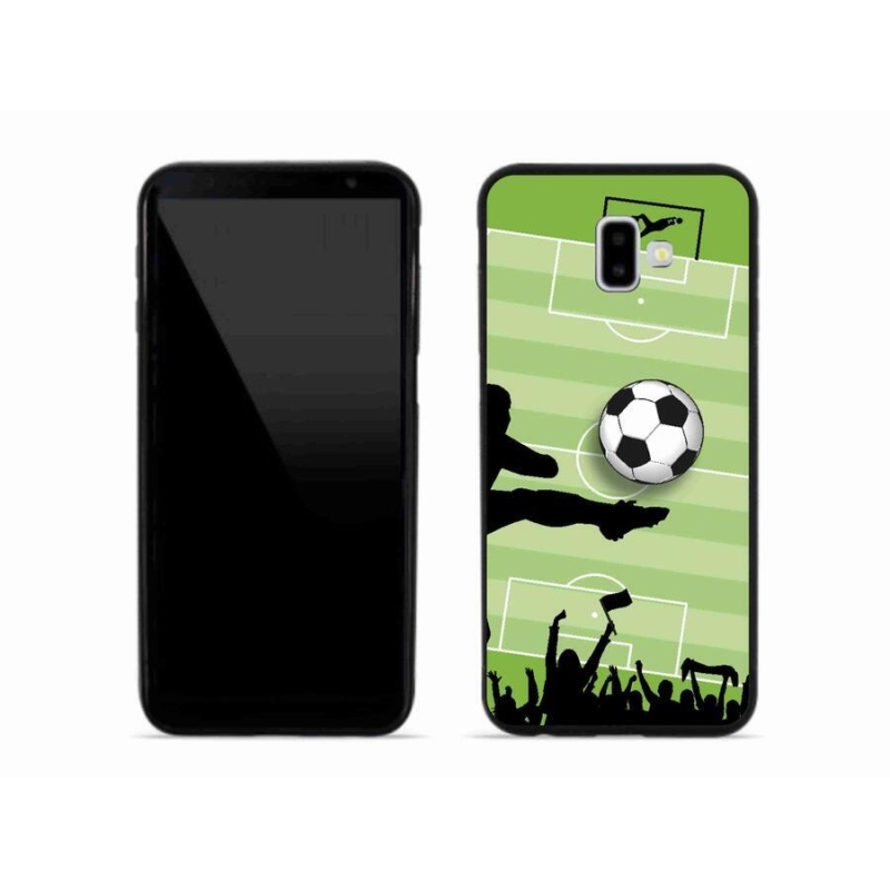Gelový kryt mmCase na mobil Samsung Galaxy J6 Plus - fotbal 3