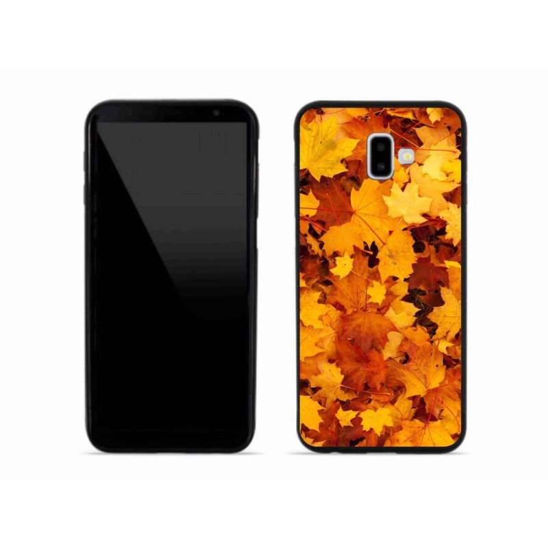 Gelový kryt mmCase na mobil Samsung Galaxy J6 Plus - javorové listy