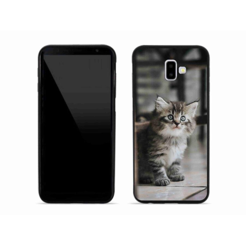 Gelový kryt mmCase na mobil Samsung Galaxy J6 Plus - koťátko