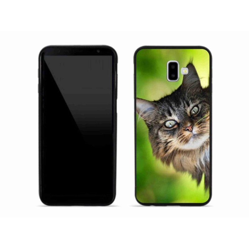 Gelový kryt mmCase na mobil Samsung Galaxy J6 Plus - kočka 3