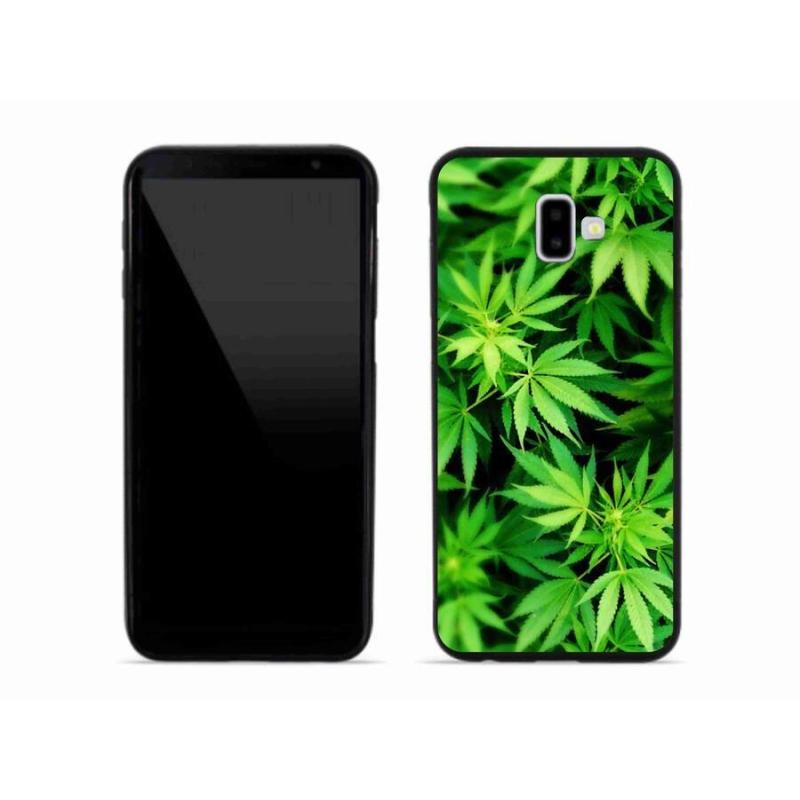 Gelový kryt mmCase na mobil Samsung Galaxy J6 Plus - konopí 3