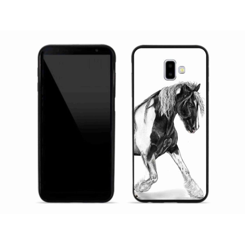 Gelový kryt mmCase na mobil Samsung Galaxy J6 Plus - kůň