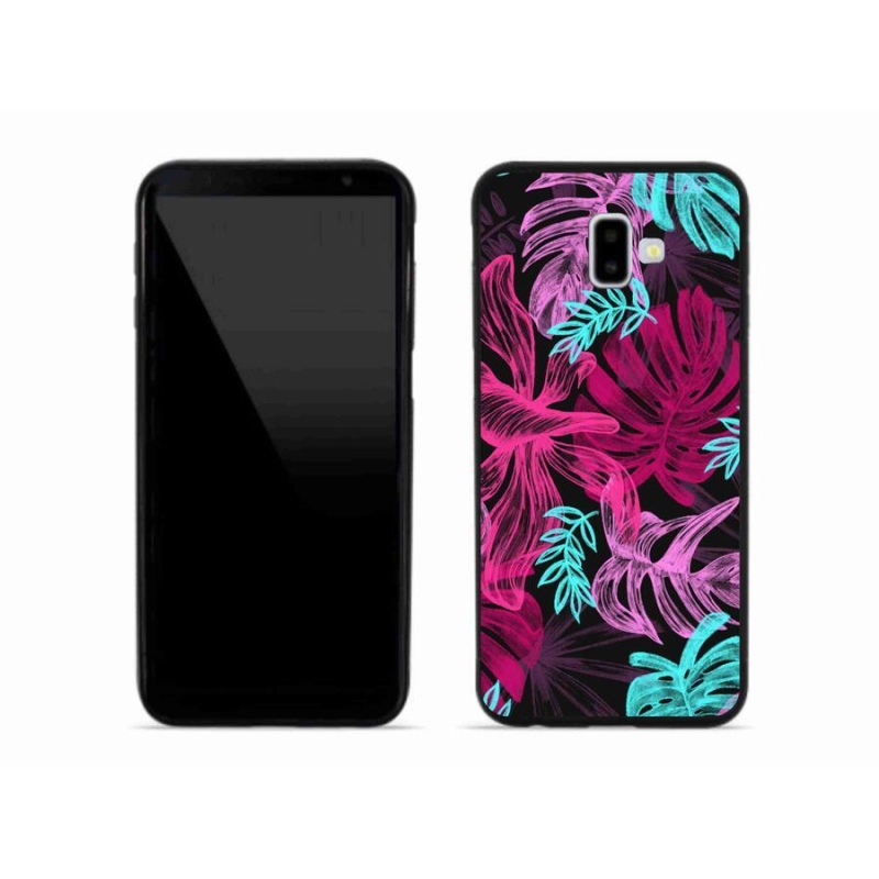 Gelový kryt mmCase na mobil Samsung Galaxy J6 Plus - květiny 1