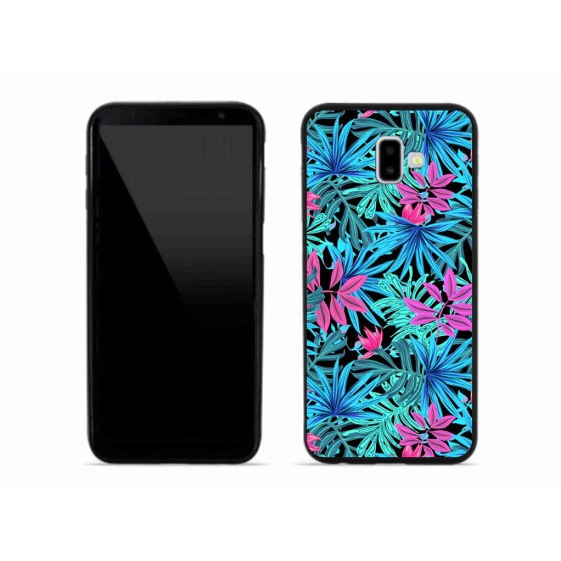 Gelový kryt mmCase na mobil Samsung Galaxy J6 Plus - květiny 3